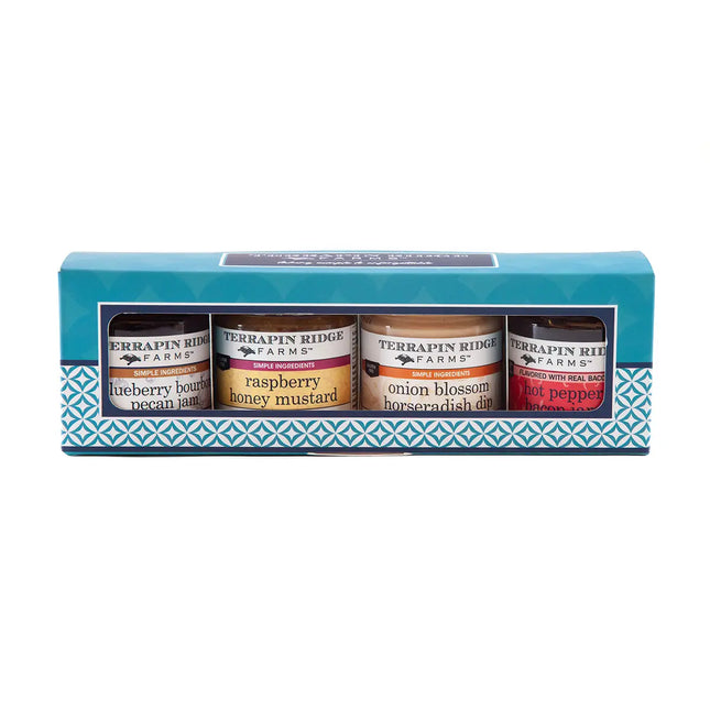 Terrapin Ridge 4 Pack Mini Assorted Jars Gift Set