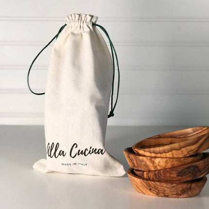 Italian Olivewood Aperitivo Bowls - Set of 4