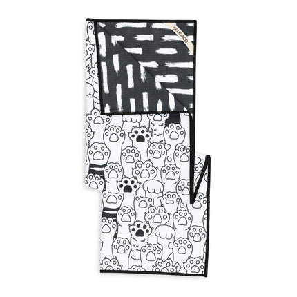 Paws and Stripes Absorbent 2Sided Towel