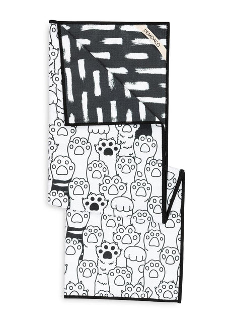 Paws and Stripes Absorbent 2Sided Towel