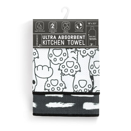 Paws and Stripes Absorbent 2Sided Towel
