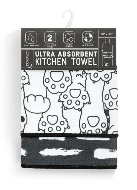 Paws and Stripes Absorbent 2Sided Towel