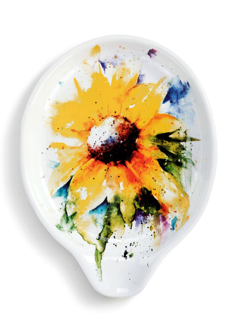 Sunflower Oval Spoon Rest
