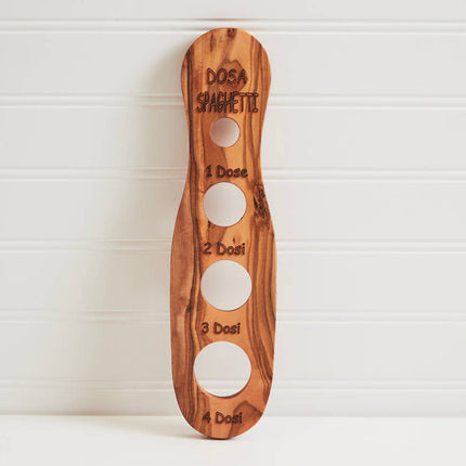 Italian Olivewood Spaghetti Measure