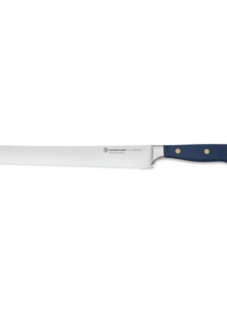 Wusthof Classic Color Double Serrated Bread Knife Wild Blueberry 9 in