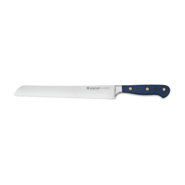 Wusthof Classic Color Double Serrated Bread Knife Wild Blueberry 9 in
