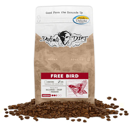 Free Bird Medium Roast Whole Coffee Beans 12oz
