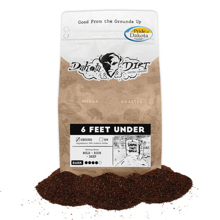 Six Feet Under Dark Roast Whole Beans 12oz.