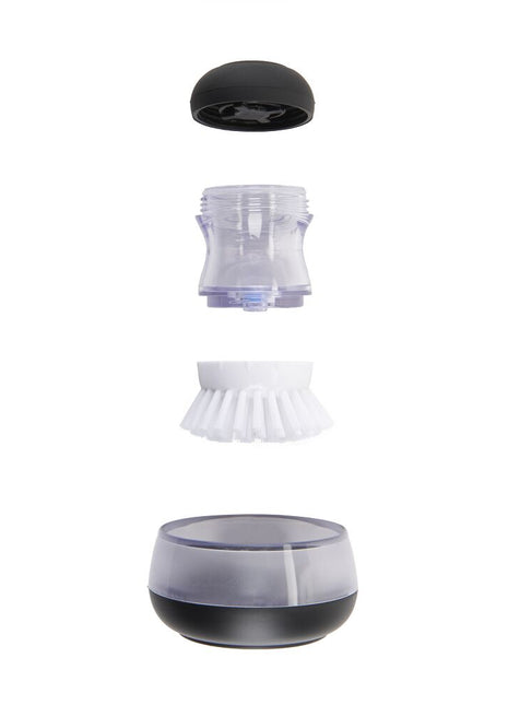 Pump Palm Brush And Storage Set