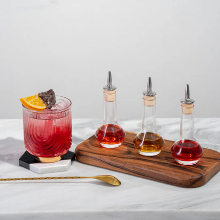 Glass Bitters Bottle 3pk 3.4oz