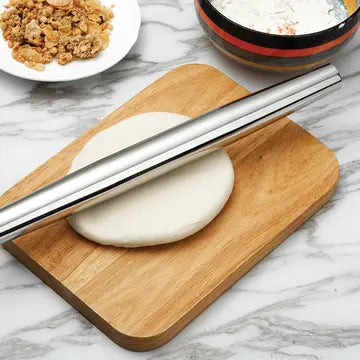 Fox Run Stainless Steel French Rolling Pin, Tapered, 18"