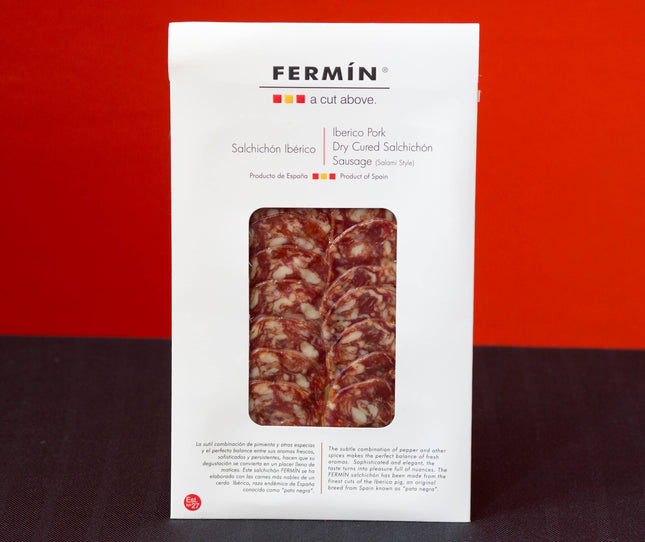 Iberico Salchichon (Salami Style Sausage) Sliced 2oz