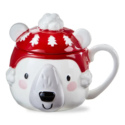 Polar Bear Lidded Mug