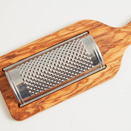 Italian Olivewood Flat Cheese Grater