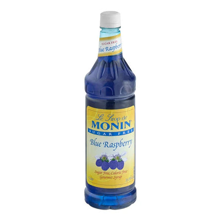 Monin Premium Flavoring Syrup Sugar Free Blue Raspberry