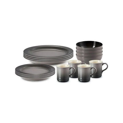 16 Piece Dinnerware Set Oyster