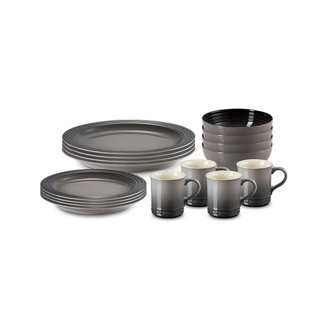 16 Piece Dinnerware Set Oyster