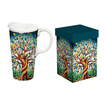 Tree of Life - Perfect cup - 17oz ceramic cup w/box
