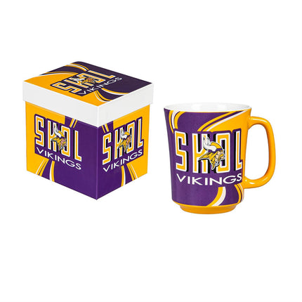 Minnesota Vikings, 14oz Ceramic Mug with Matching Box