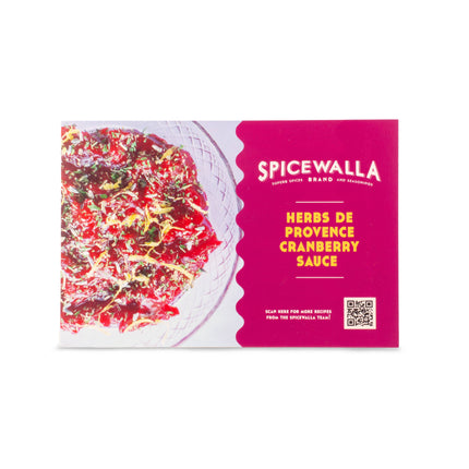 Spicewalla Herbs de Provence Cranberry Sauce Recipe Card