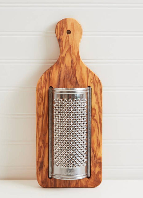 Italian Olivewood Flat Cheese Grater