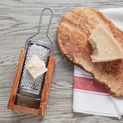 Italian Olivewood Box Cheese Grater
