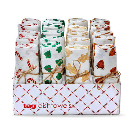 Christmas=themed  Floursack Dishtowel