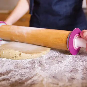Bakelicious Adjustable Rolling Pin, 12-inch Barrel
