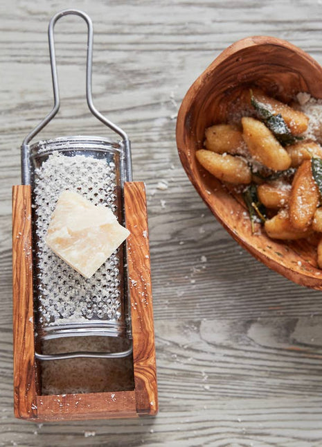 Italian Olivewood Box Cheese Grater