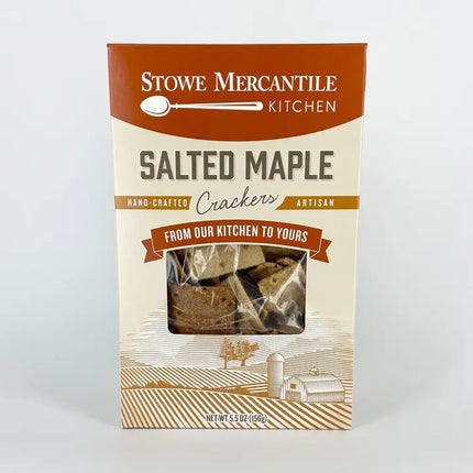 Salted Vermont Maple Crackers