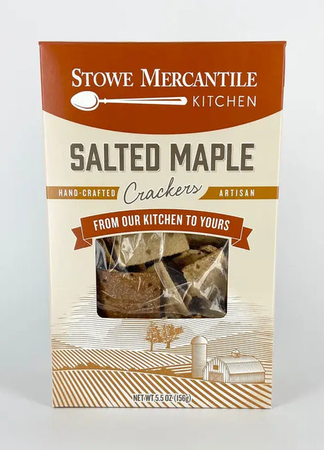 Salted Vermont Maple Crackers