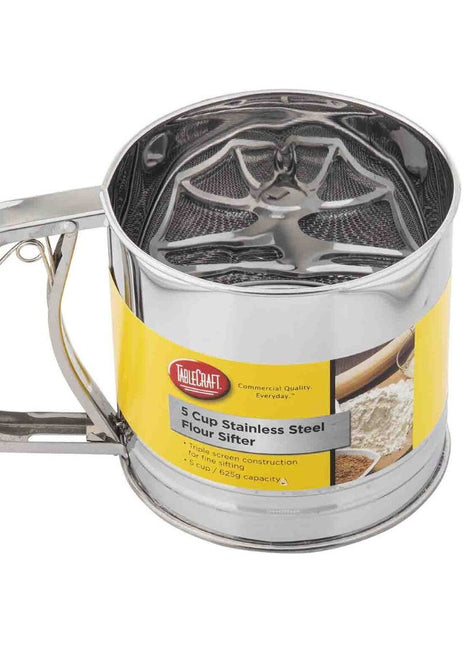 5 Cup Triple Mesh Flour Sifter