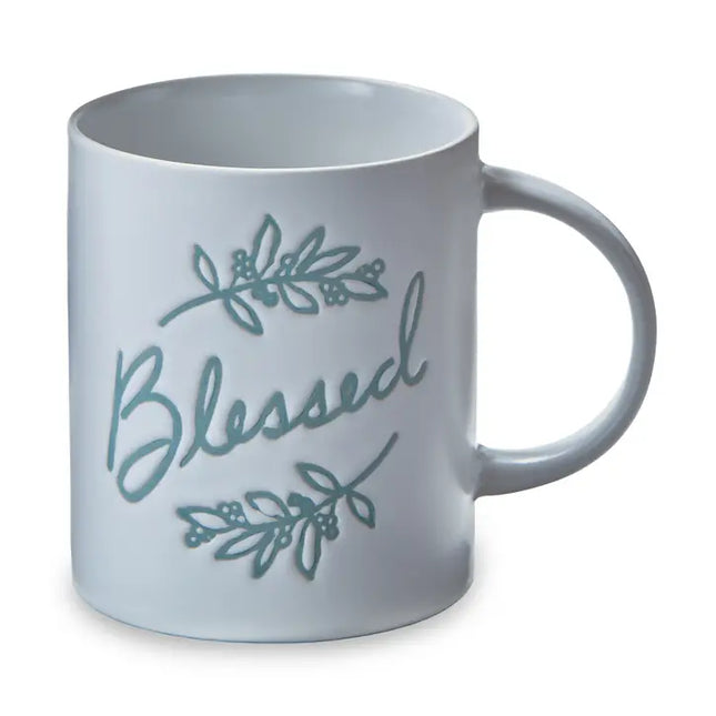 Stoneware Mug "Blessed"