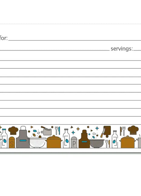 Recipe Cards - 25 4 X 6 Kitchen Tools