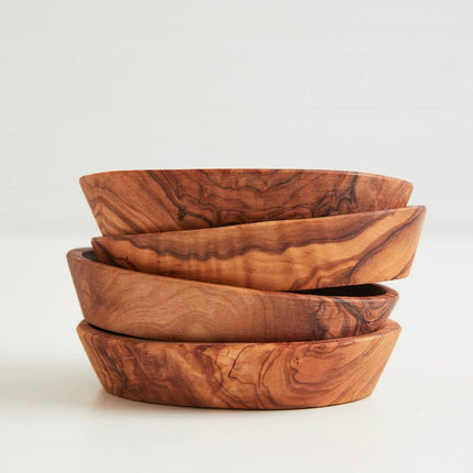 Italian Olivewood Aperitivo Bowls - Set of 4