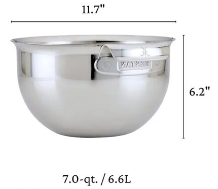 Provisions Prep 7 qt SS Mixing Bowl