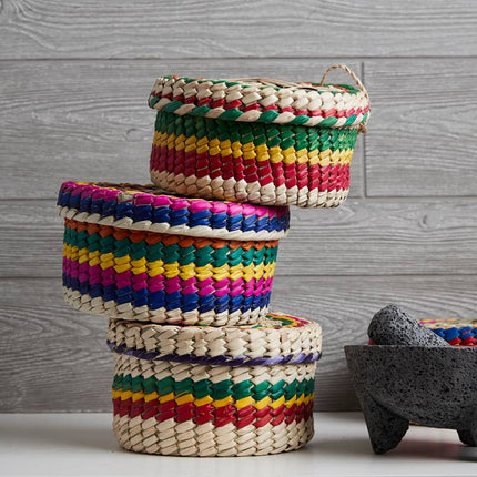 7'' Molcajete with Tortilla Basket
