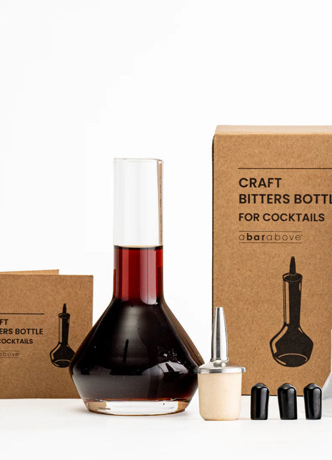 Glass Bitters Bottle 3pk 1.7oz