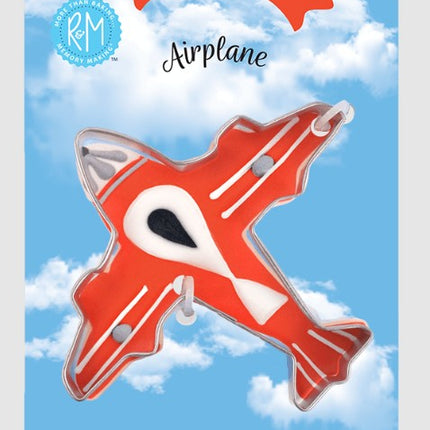 Airplane Cookie Cutter 4" Carded