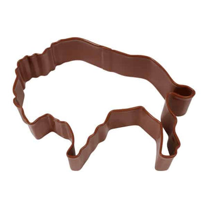 Buffalo Cookie Cutter, Brown 4"