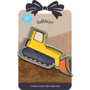 Bulldozer Cookie Cutter 4" Carded