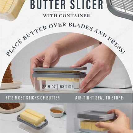 Butter Slicer With Container Smoke