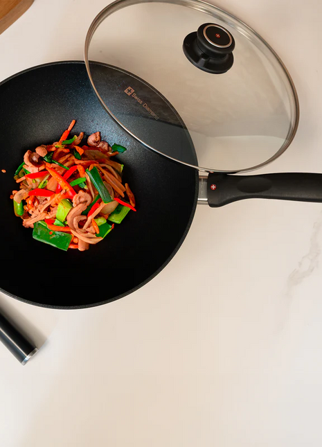 CXD Induction Wok w/ Rack 12.5in/85.3qt w/Lid
