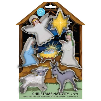Christmas Nativity 7 Pc Cookie Cutter Set