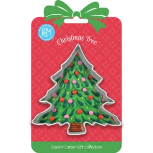 Christmas Tree Cookie Cutter 3.5" Carded