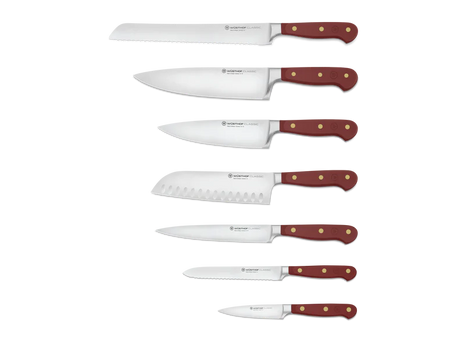 Wusthof Classic Color 8 Pc Knife Block Set Sumac