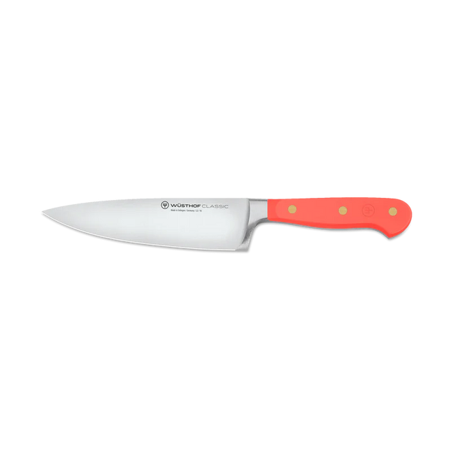 Wusthof Classic Color Chef's Knife Coral Peach 6 in