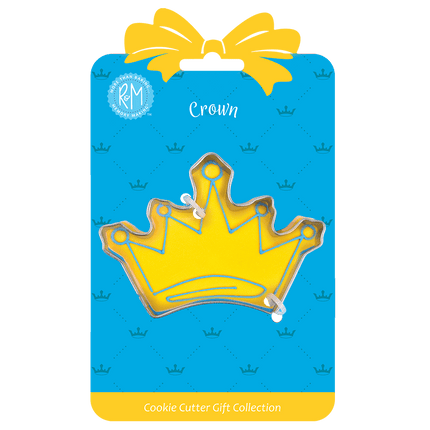 Crown Cookie Cutter 3.5" Carded