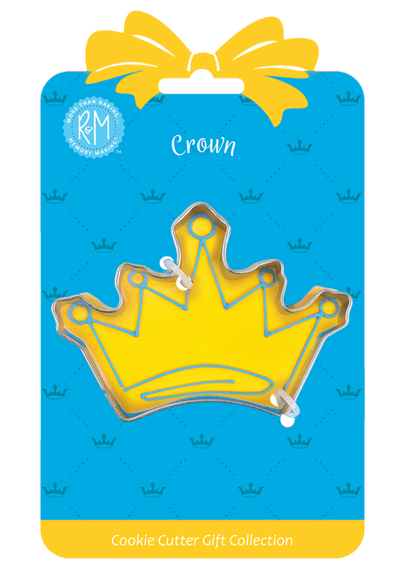 Crown Cookie Cutter 3.5" Carded