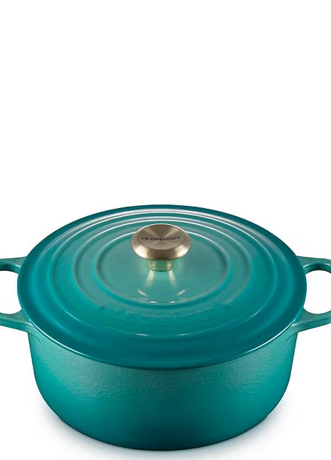 Signature Deep Round Oven 6.5 Qt Bleu Riviera